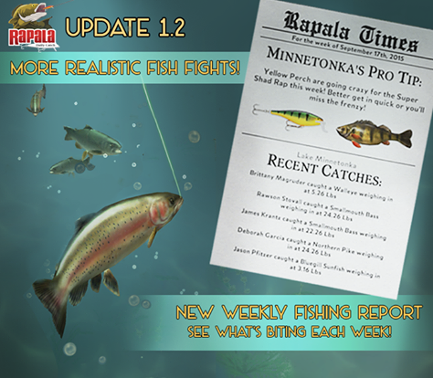 Rapala® Fishing- Daily Catch Update 1.2 Now Available! :: Concrete